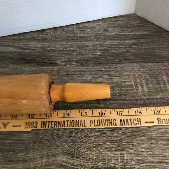 Vtg Baribocraft Solid Wooden Rolling Pin - Picture 8 of 8
